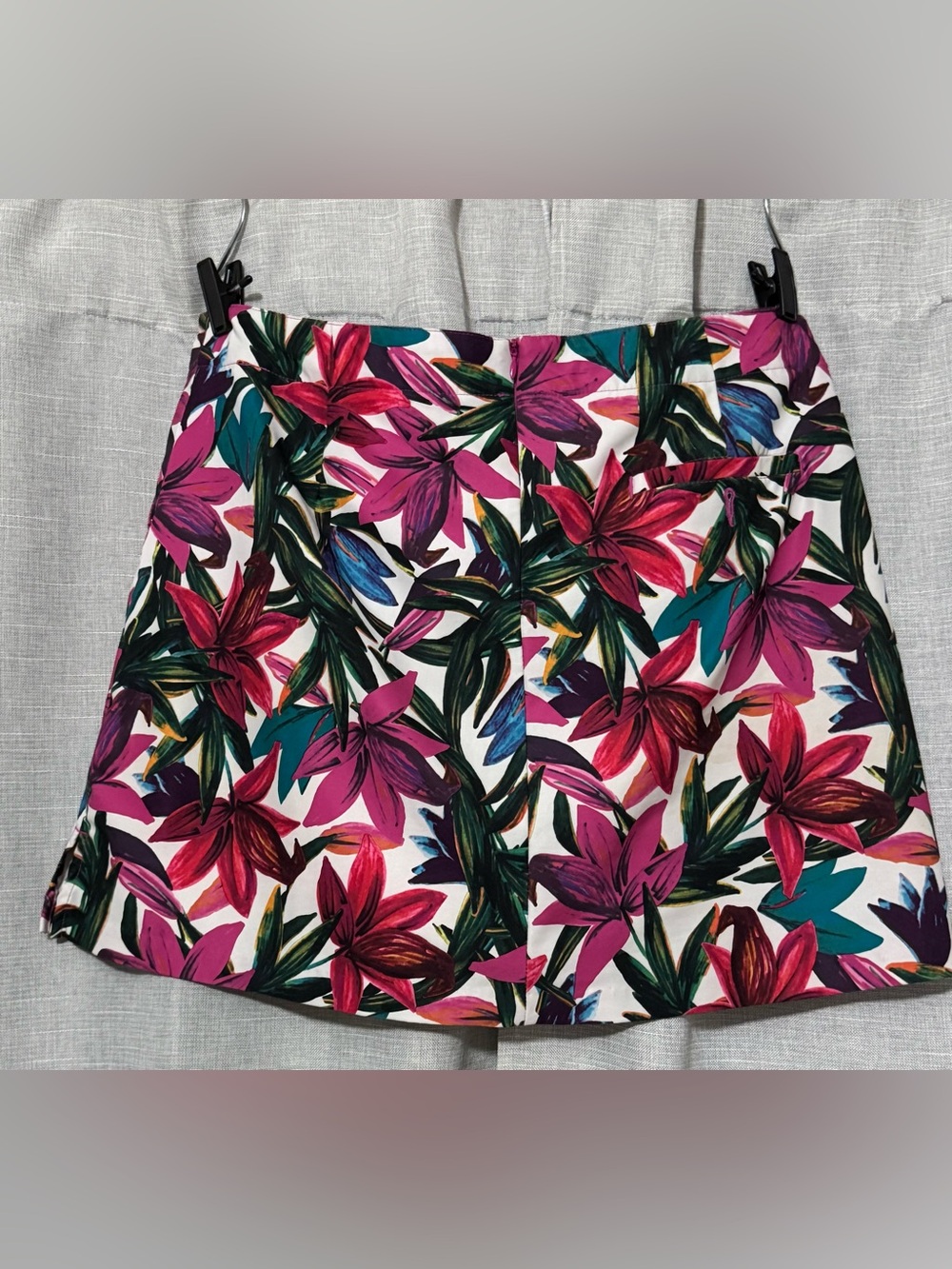 Lily Hagen Active Skort-Sz 14-Botanical Print-Pockets-Zip Back - Picture 2 of 15